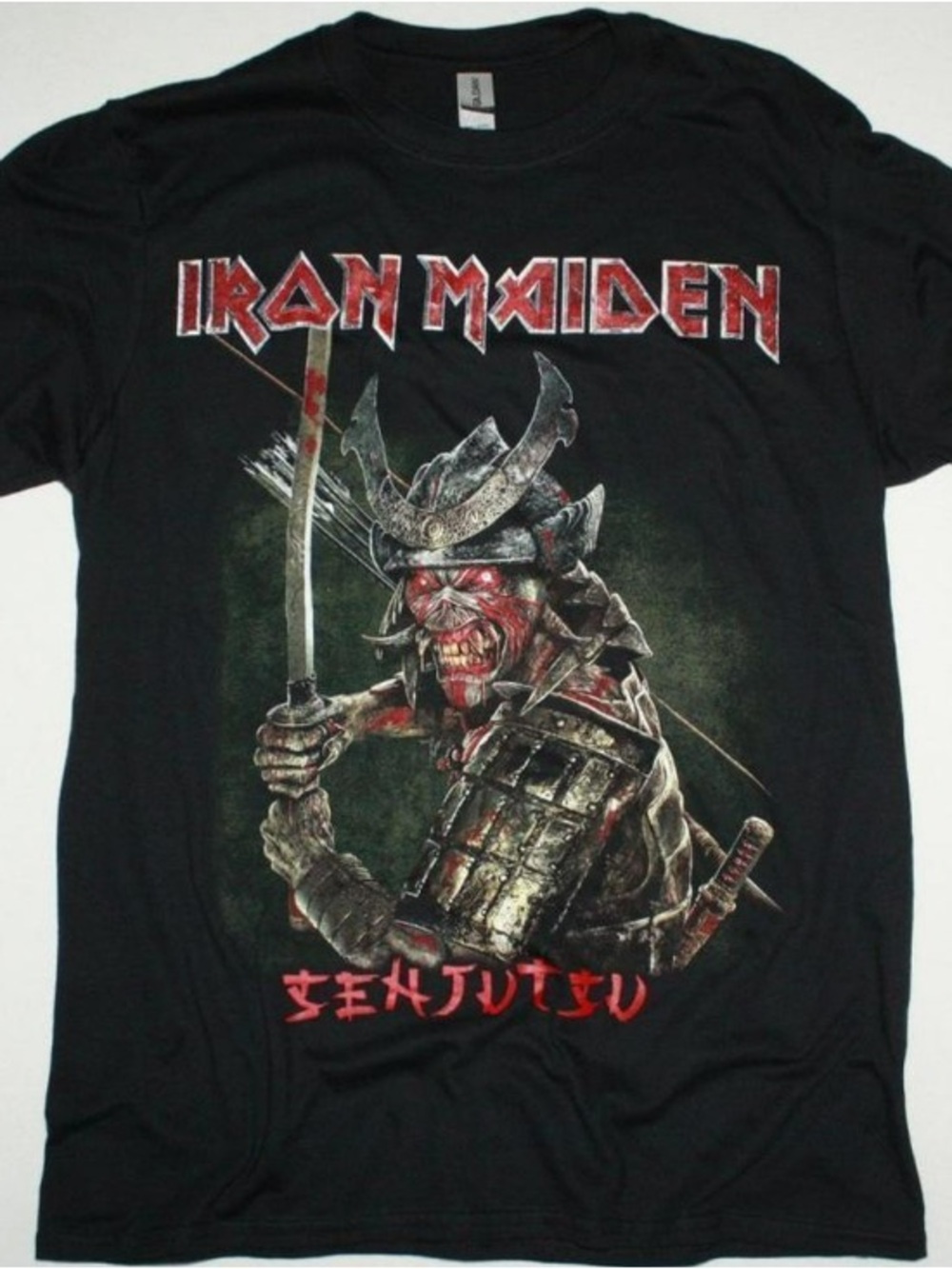 Iron Maiden Senjutsu New Black T Shirt
